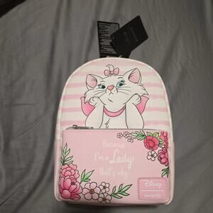 Loungefly Marie Aristocats “Because I’m a Lady” Mini Backpack